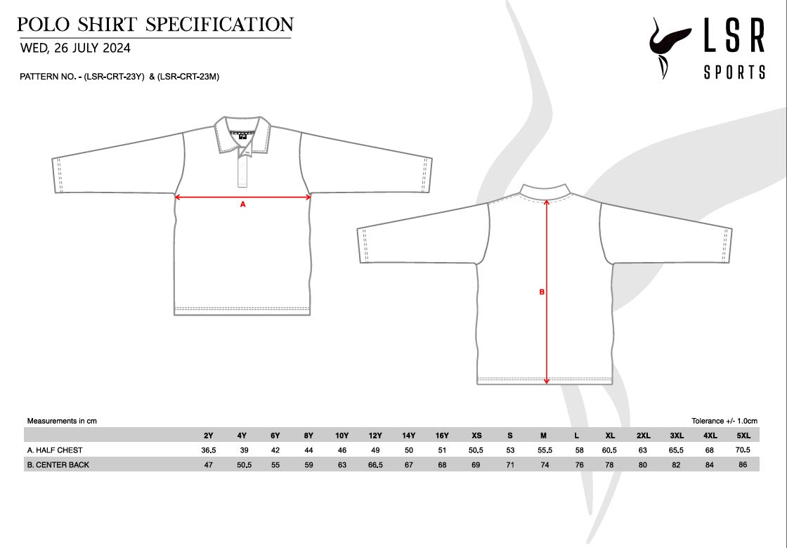 Waroona Warriors Cricket Club- Rugby Jumper